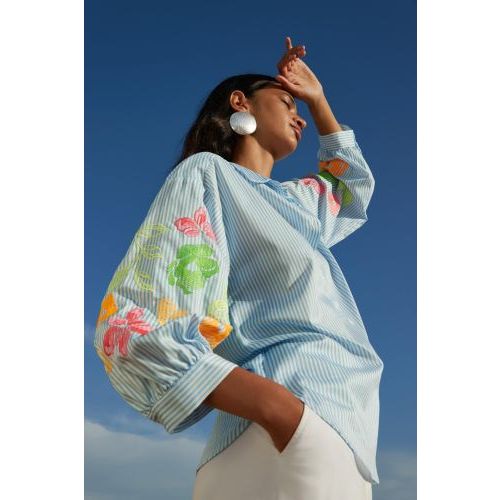 Atmos  Wit / Lichtblauw