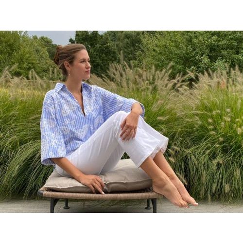 Avalanche  Blauw / Wit