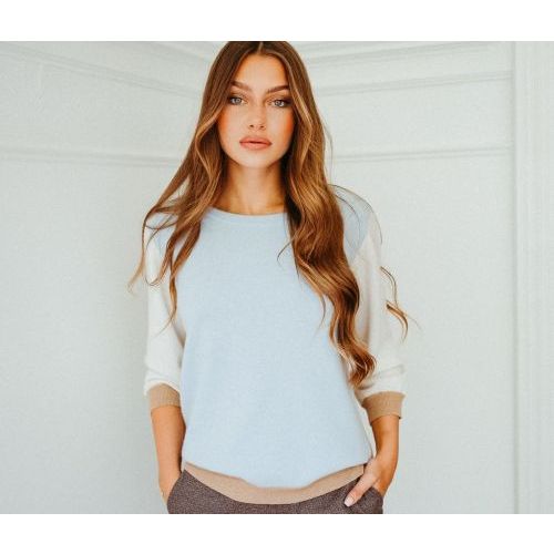 AVA Studio  Multi dames (AVASTUDIO PULL - LOU/C BLAUW) - Di Classe (Sluis)