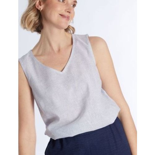 Comme Ca  Wit / Lichtblauw