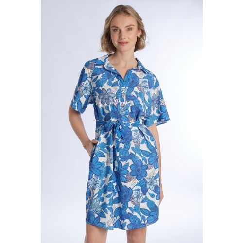 Comme Ca  Wit / Middenblauw