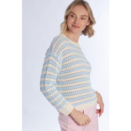 Comme Ca  Ecru / Licht blauw