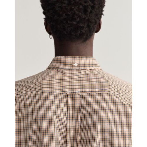 Gant  Bruin heren (GANT HEMD  - 3220048 - 822 REG POPLIN ) - Di Classe (Sluis)