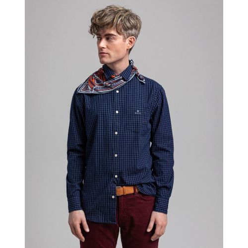 Gant  Indigo heren (GANT HEMD - 3028730  INDIGO) - Di Classe (Sluis)