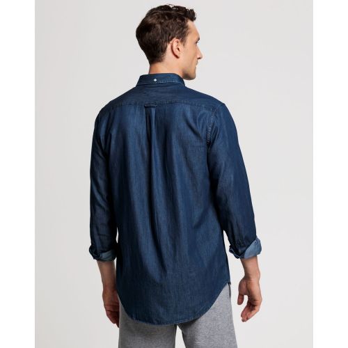 Gant  Indigo heren (GANT HEMD - 3040520  980) - Di Classe (Sluis)