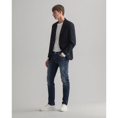 Gant  Denim Blue heren (GANT  JEANS - 1000178  DENIM MID) - Di Classe (Sluis)