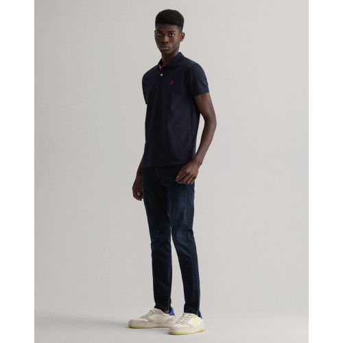 Gant  Bruin / Roos heren (GANT  POLO - 2052003  433 BLUE) - Di Classe (Sluis)