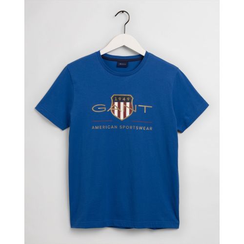 Gant  Blauw heren (GANT T-SHIRT - 2003099  422) - Di Classe (Sluis)