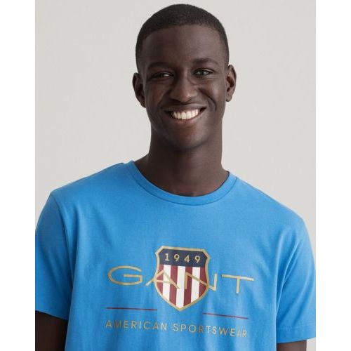 Gant  Blauw heren (GANT T-SHIRT - 2003099 471) - Di Classe (Sluis)