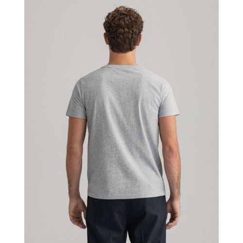 Gant  Grijs heren (GANT T-SHIRT - 2003099 93) - Di Classe (Sluis)