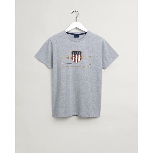 Gant  Grijs heren (GANT T-SHIRT - 2003099 93) - Di Classe (Sluis)