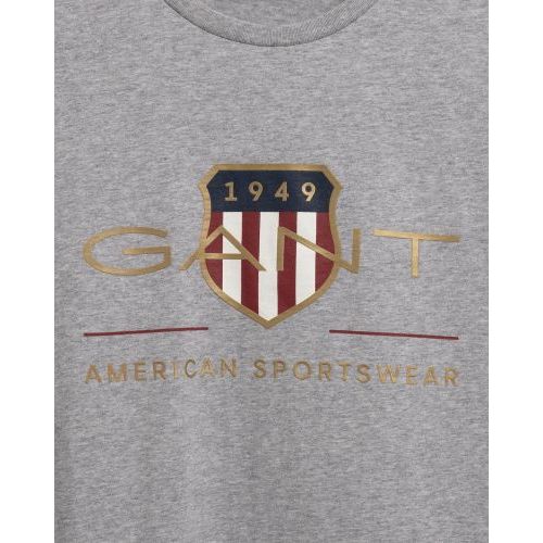 Gant  Grijs heren (GANT  T.SHIRT - 2003099  93 GREY) - Di Classe (Sluis)