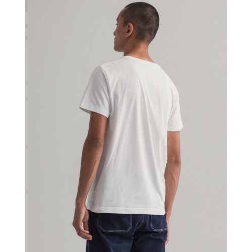 Gant  Wit heren (GANT T-SHIRT - 2003099  110) - Di Classe (Sluis)