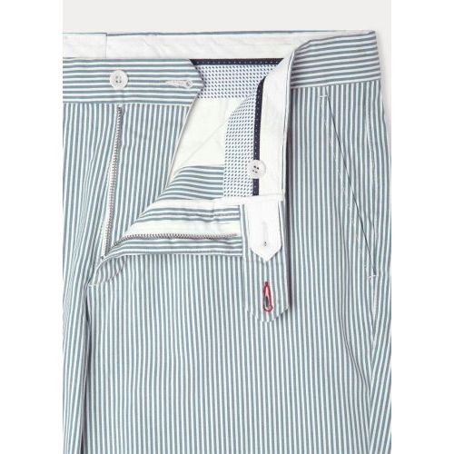 Hackett  Wit / Middenblauw heren (HACKETT BERMUDA - HM801193 SMP STRIPE) - Di Classe (Sluis)
