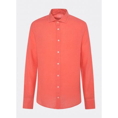 Hackett  Coral heren (HACKETT  HEMD - HM 308745  CORAL) - Di Classe (Sluis)