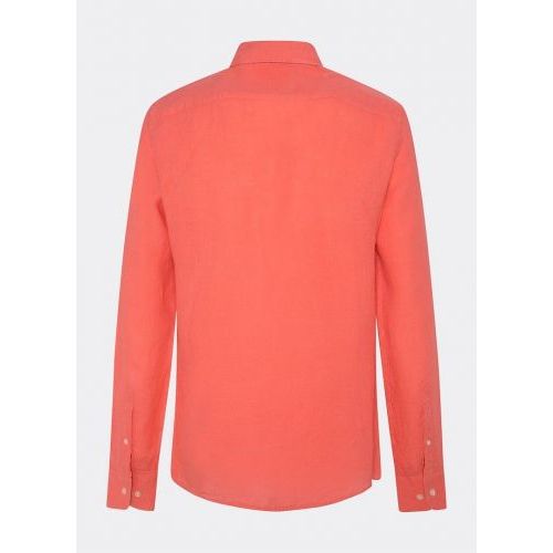 Hackett  Coral heren (HACKETT  HEMD - HM 308745  CORAL) - Di Classe (Sluis)