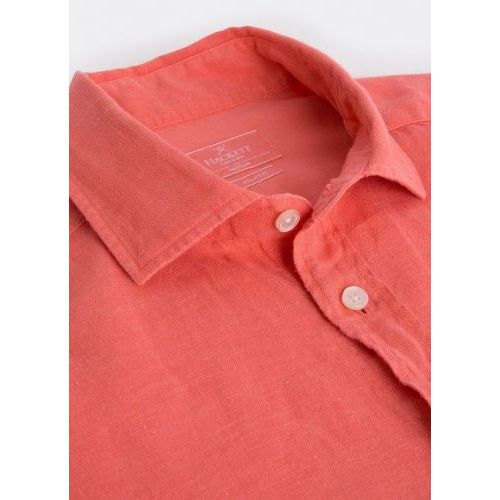 Hackett  Coral heren (HACKETT  HEMD - HM 308745  CORAL) - Di Classe (Sluis)