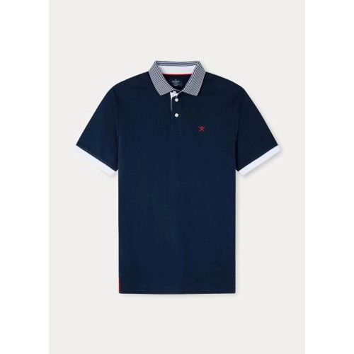Hackett  Bruin / Roos heren (HACKETT POLO - HM562964 5RS) - Di Classe (Sluis)