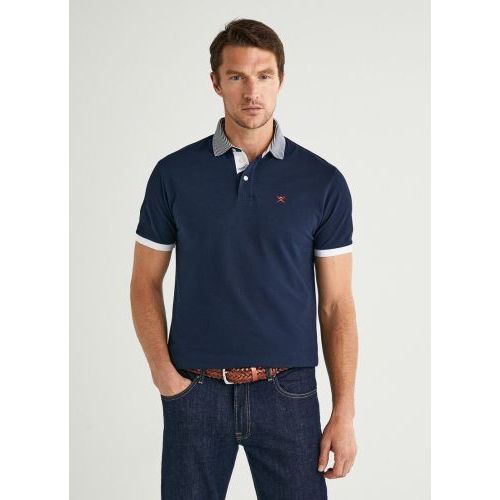 Hackett  Bruin / Roos heren (HACKETT POLO - HM562964 5RS) - Di Classe (Sluis)