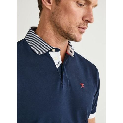Hackett  Bruin / Roos heren (HACKETT POLO - HM562964 5RS) - Di Classe (Sluis)