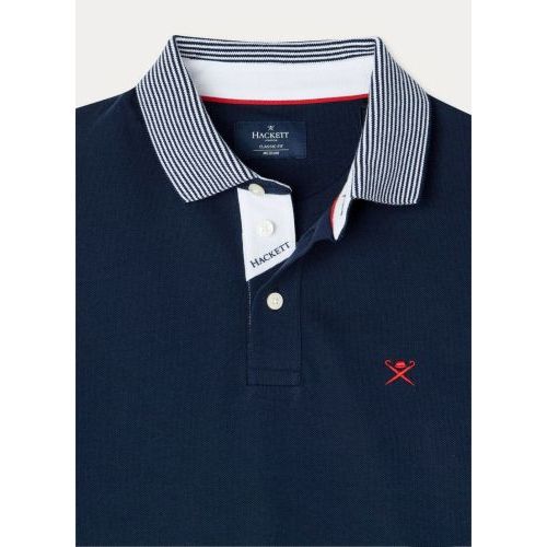 Hackett  Bruin / Roos heren (HACKETT POLO - HM562964 5RS) - Di Classe (Sluis)