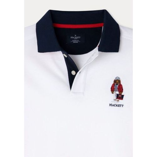 Hackett  Wit heren (HACKETT POLO - HM562972 8GN) - Di Classe (Sluis)