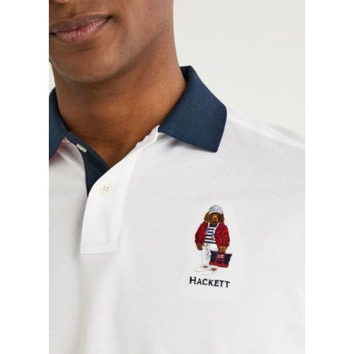 Hackett  Wit heren (HACKETT POLO - HM562972 8GN) - Di Classe (Sluis)