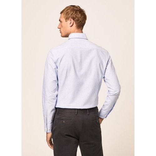 Hackett  Wit heren (HACKETT  SHIRT - HM309165  8AMWHITE/S) - Di Classe (Sluis)