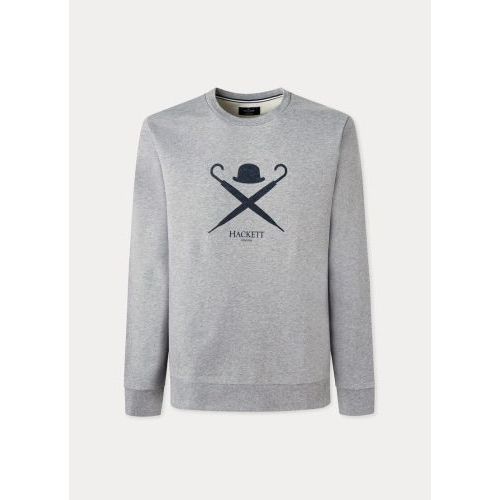 Hackett  Grijs heren (HACKETT SWEATER - HM580985 913) - Di Classe (Sluis)