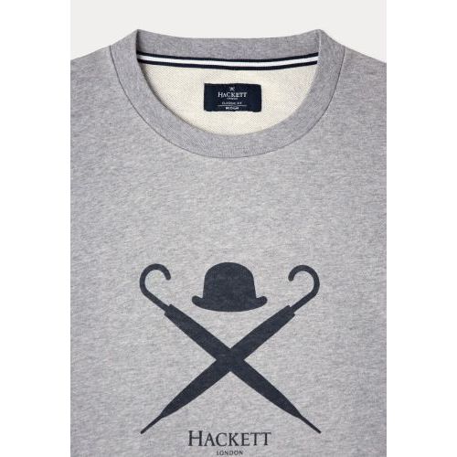 Hackett  Grijs heren (HACKETT SWEATER - HM580985 913) - Di Classe (Sluis)