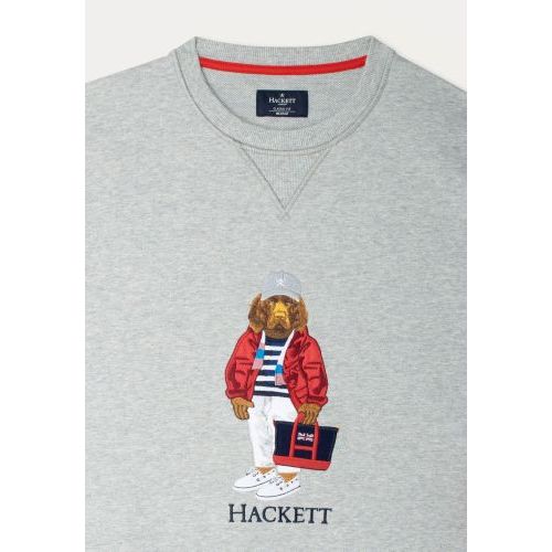 Hackett  Grijs heren (HACKETT SWEATER - HM580997 913 GREY) - Di Classe (Sluis)