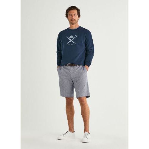 Hackett  Bruin / Roos heren (HACKETT SWEATER - HM580985 595) - Di Classe (Sluis)