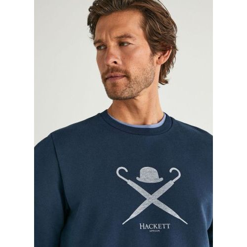 Hackett  Bruin / Roos heren (HACKETT SWEATER - HM580985 595) - Di Classe (Sluis)