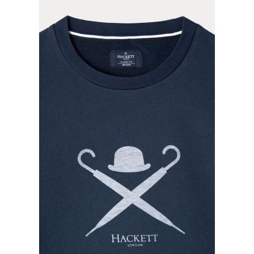 Hackett  Bruin / Roos heren (HACKETT SWEATER - HM580985 595) - Di Classe (Sluis)
