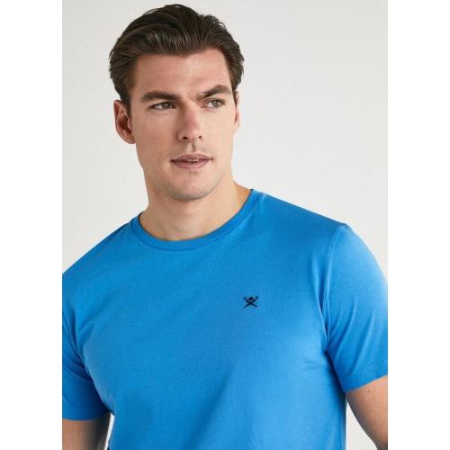 Hackett  Blauw heren (HACKETT T-SHIRT - HM500296 541) - Di Classe (Sluis)