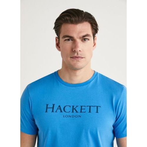 Hackett  Blauw heren (HACKETT T-SHIRT - HM500533 541) - Di Classe (Sluis)