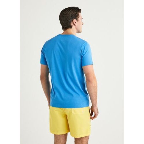 Hackett  Blauw heren (HACKETT T-SHIRT - HM500533 541) - Di Classe (Sluis)