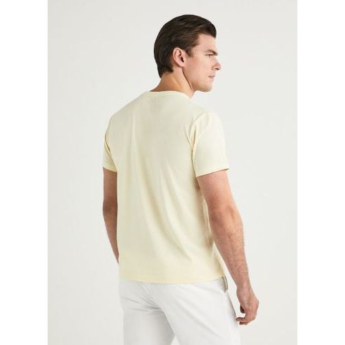 Hackett  Geel heren (HACKETT T-SHIRT - HM500533 041) - Di Classe (Sluis)