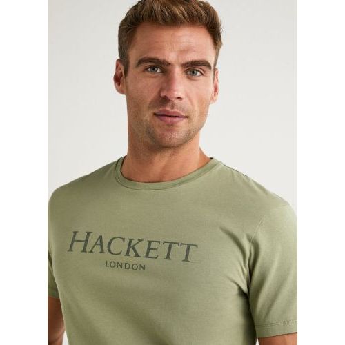 Hackett  Oranje heren (HACKETT T-SHIRT - HM500533 6FTOIL) - Di Classe (Sluis)