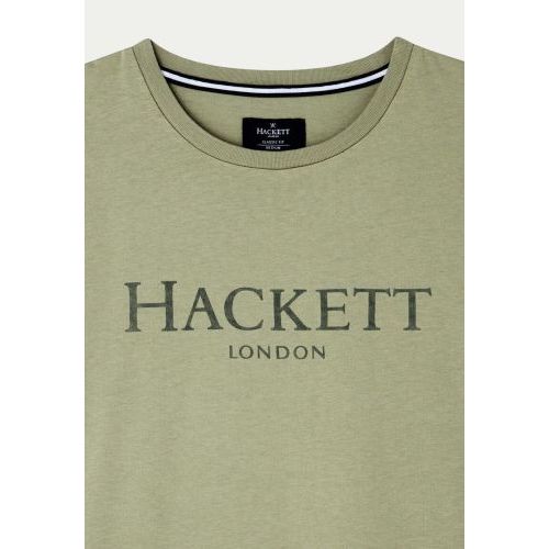 Hackett  Oranje heren (HACKETT T-SHIRT - HM500533 6FTOIL) - Di Classe (Sluis)