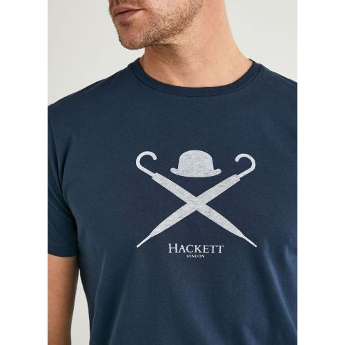 Hackett  Bruin / Roos heren (HACKETT T-SHIRT - HM500627 5EZDK) - Di Classe (Sluis)
