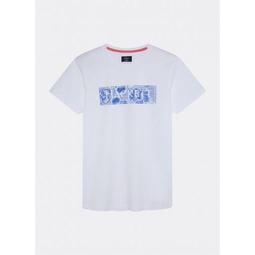 Hackett  Wit heren (HACKETT T.SHIRT - HM 500546  WHITE) - Di Classe (Sluis)