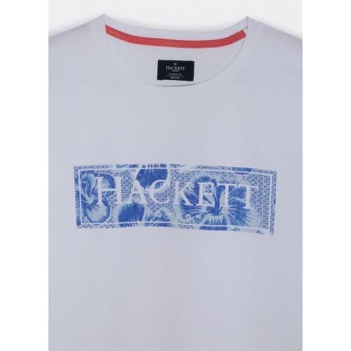 Hackett  Wit heren (HACKETT T.SHIRT - HM 500546  WHITE) - Di Classe (Sluis)