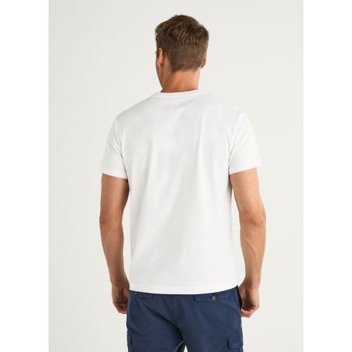 Hackett  Wit heren (HACKETT T.SHIRT - HM500638 8GN) - Di Classe (Sluis)