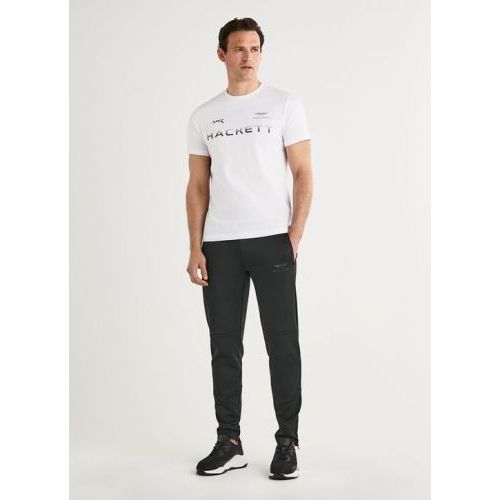 Hackett  Wit heren (HACKETT T.SHIRT LOGO - HM500661 800 WHITE) - Di Classe (Sluis)