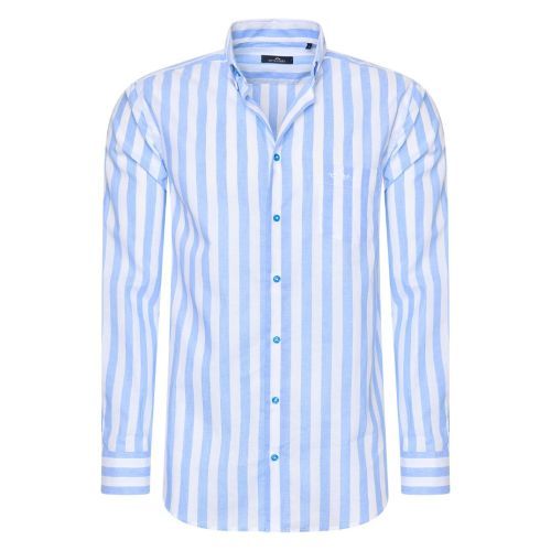 HV Polo  Wit / Lichtblauw