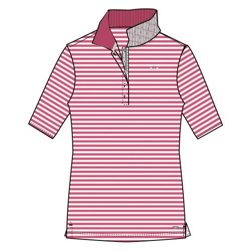 HV Polo  Fushia-Wit