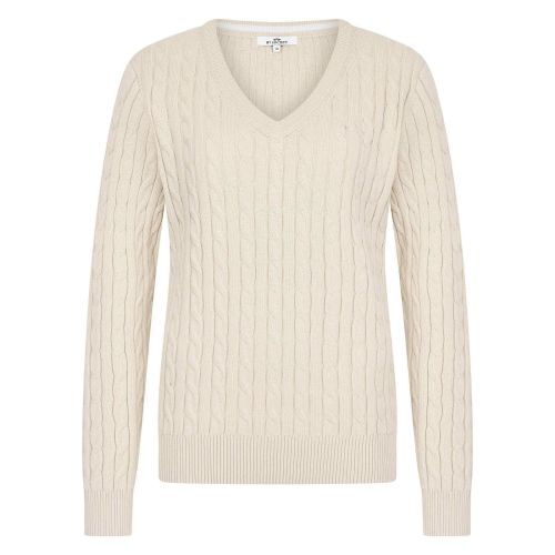 HV Polo  Beige dames (HV POLO PULL - HVS TALIA SHELL) - Di Classe (Sluis)