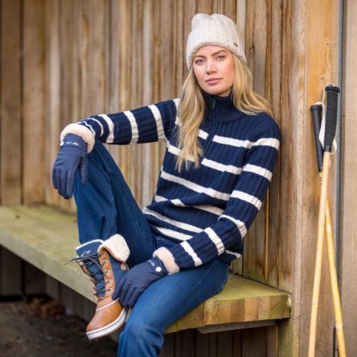 HV Polo  Navy / Ecru