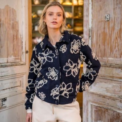 HV Polo  Navy / Ecru